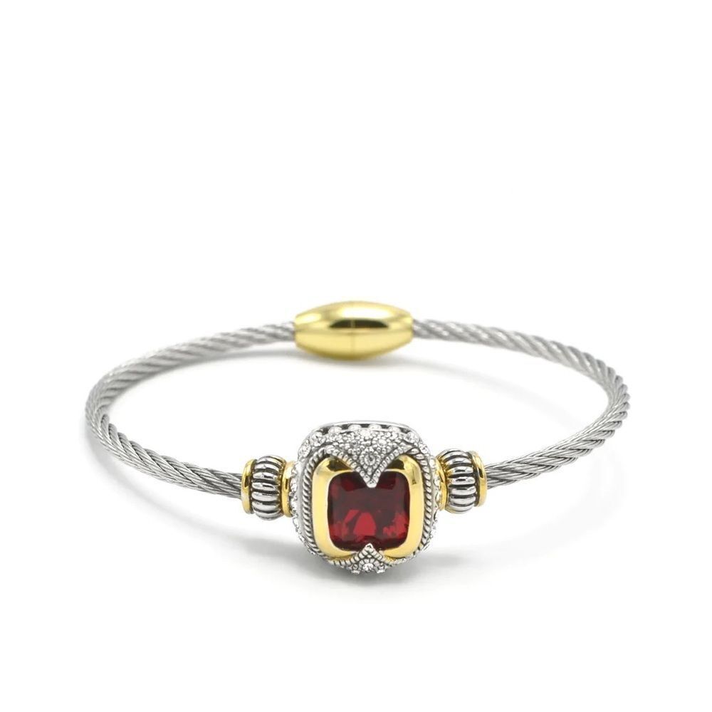 DIAMOND CABLE ROPE BRACELET - Picture 6 of 12